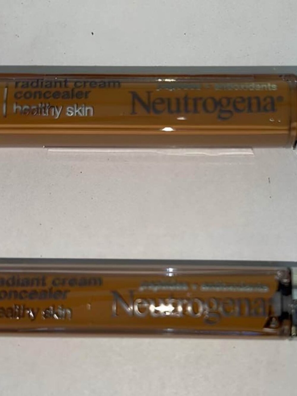 2-NEUTROGENA HEALTHY SKIN RADIANT CREAM CONCEALERS GOLDEN NEW